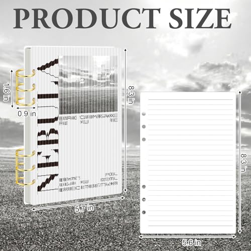 Classeur A5 acrylique Maitys rigide pour protéger vos notes sans les froisser - 2