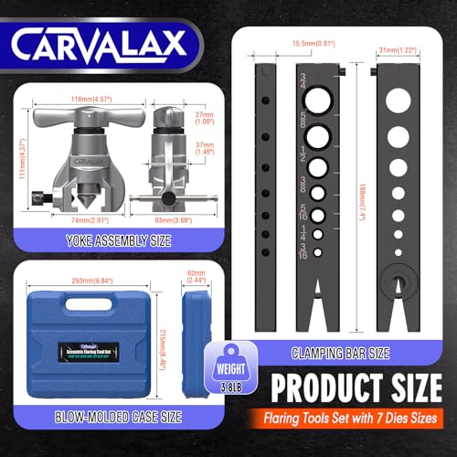 CARVALAX 7-Size Eccentric Flaring Tool