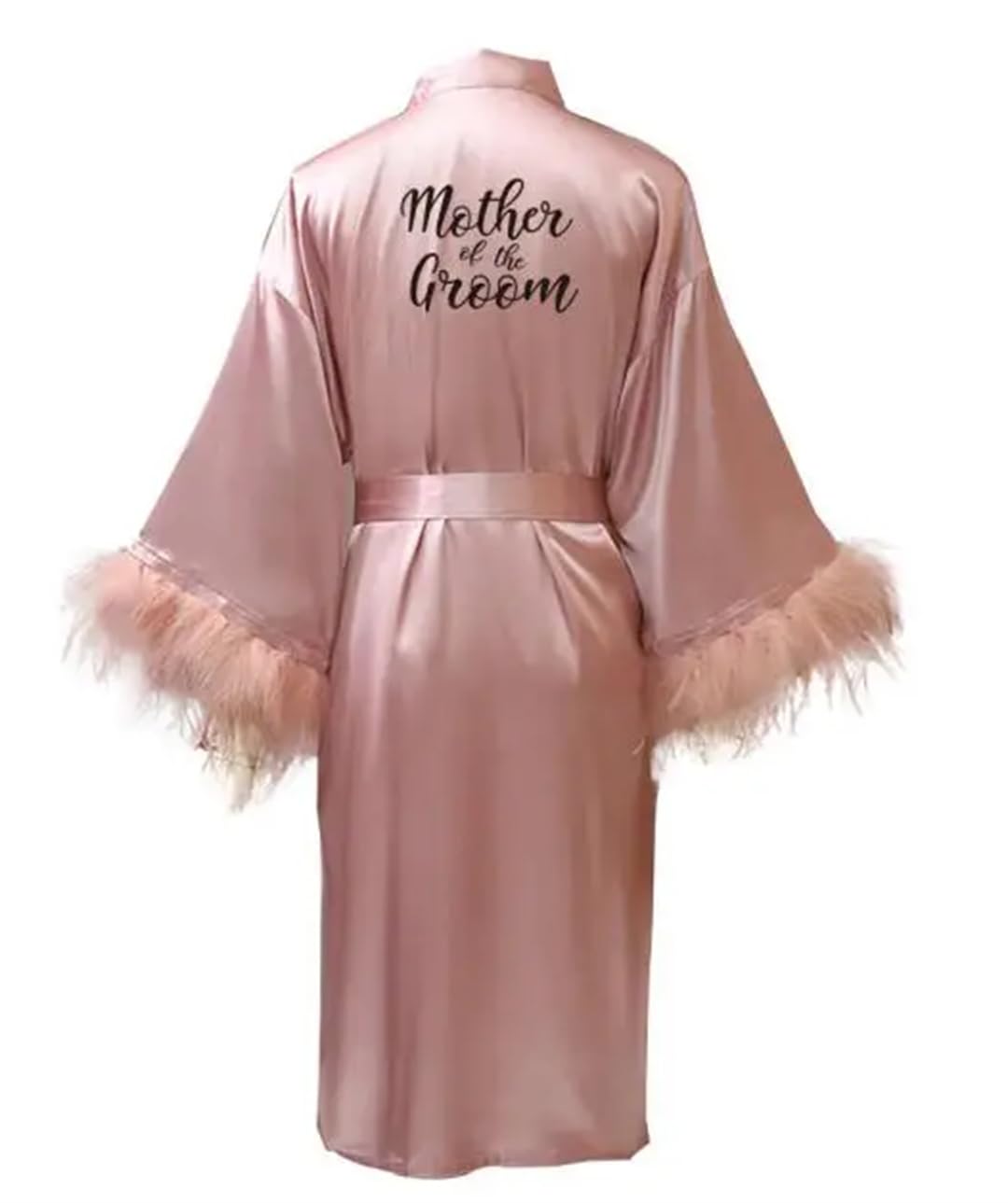 Yeuyyben Sposa Damigella D'Onore Abito Madre Sorella Della Sposa Accappatoio Matrimonio Kimono Raso