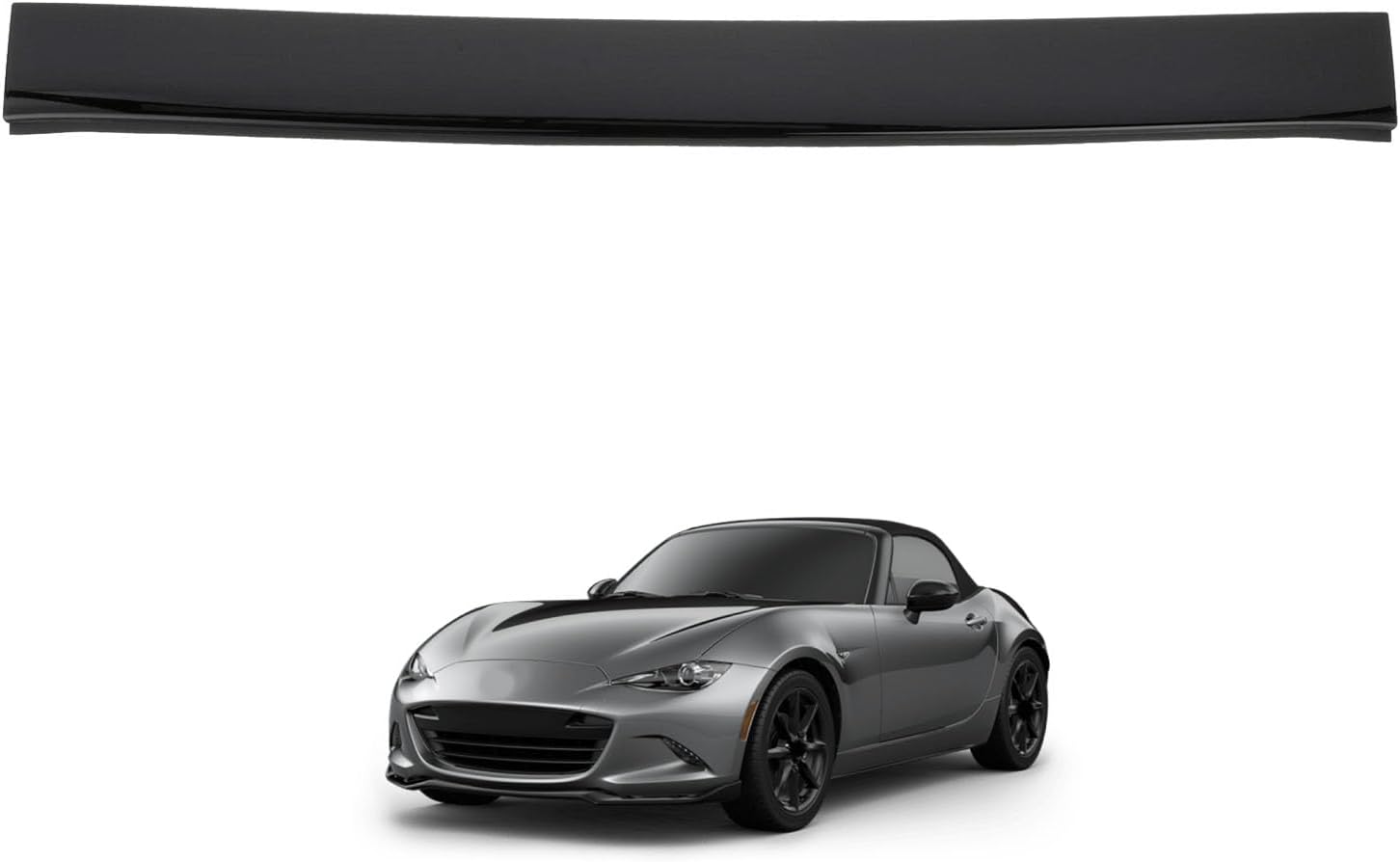 Miata Windshield Molding Compatible with 2016 2017 2018 2019 2020 2021 maz-da MX-5 Miata Upper Molding #N243-50-8X0N
