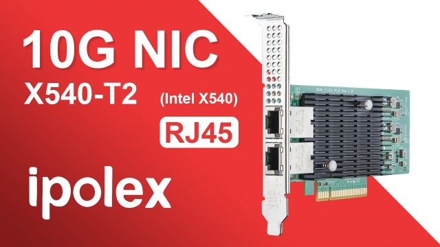 Ipolex Sfp Intel X520 Carte Réseau 10GbE Ipolex 1 Port SFP - Compatible Intel X520-DA1, Pour Windows/Linux/VMware Ipolex Intel 82599ES