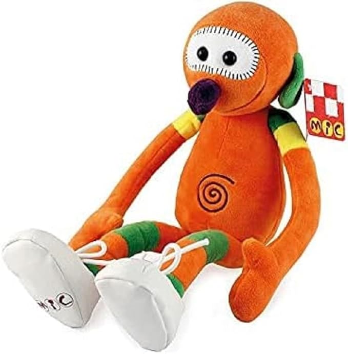 Educa - Peluche Mic Club Súper 3 | El auténtico muñeco de Súper 3 Que acompañará a tu Peque en Todas Sus Aventuras | Tacto Suave y Lavable a Mano | Dimensiones: 40 x 15 x 7 cm (19102)