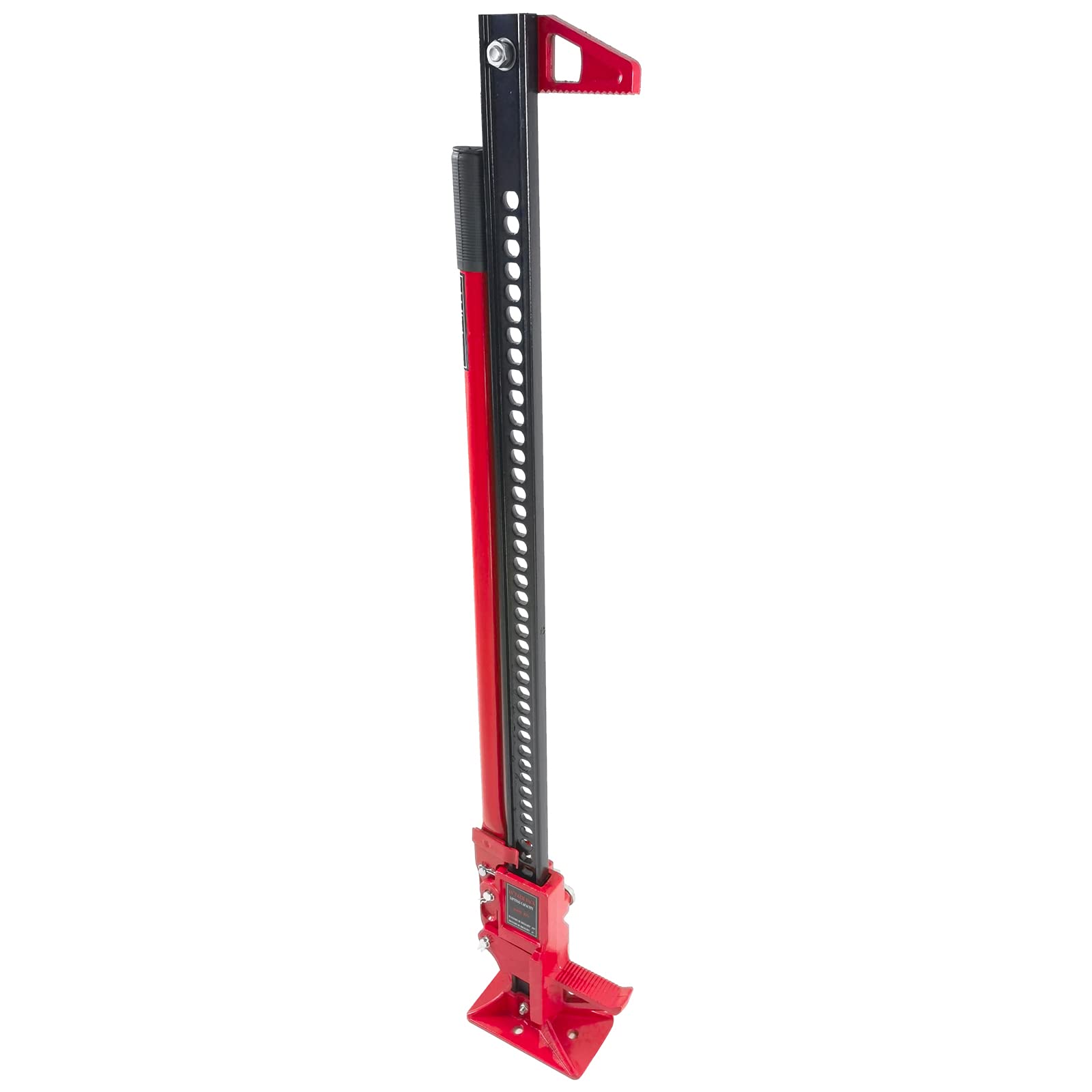 Farm Jack, High Lift Tire Jack, 48''(Inches) Ratcheting Off Road Jack, 6000lbs/3Ton Capacity, Tall Jack Stands for Lifted Trucks, Red