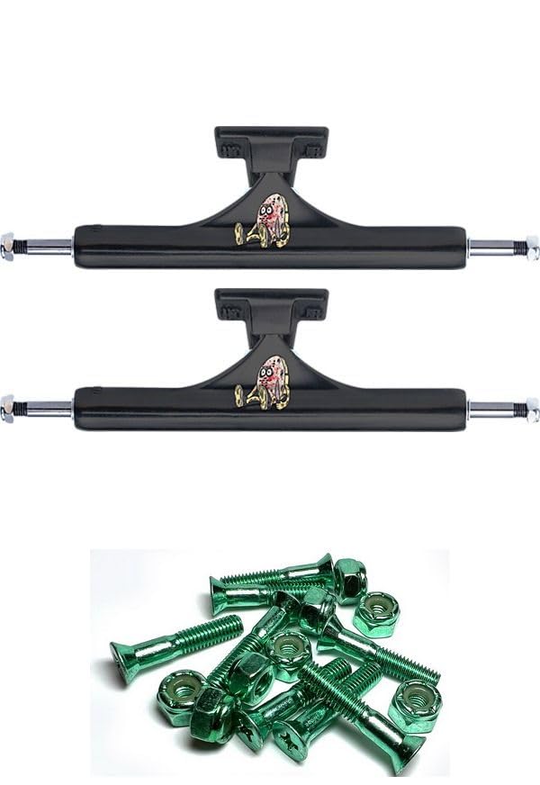 Slappy Truck Company ST1 Inverted Heroin Curb Killer Black Skateboard Trucks - 5.8