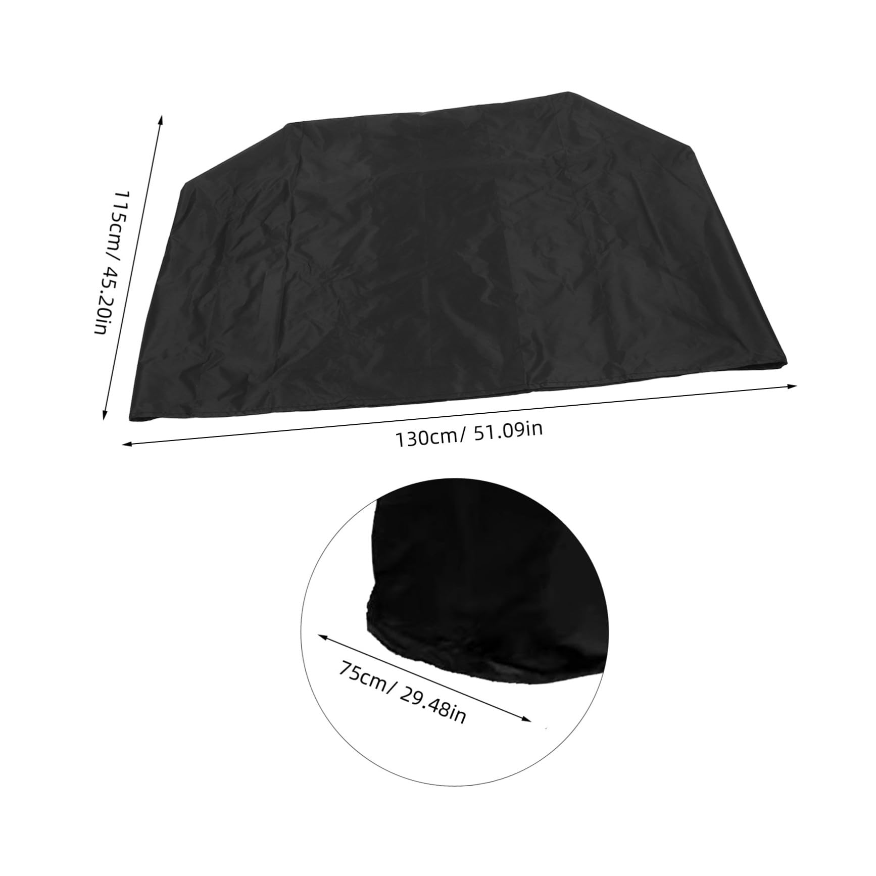 BETOOKY Funda Protección Exterior para de Tela Oxford Silla de Ruedas Eléctrica Resistente al Polvo y Rayos UV, Tamaño 115x75x130 Cm para Dispositivos de Movilidad