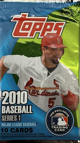 2010 Topps MLB Baseball Pack Series 1 (10 Cards/Pack)