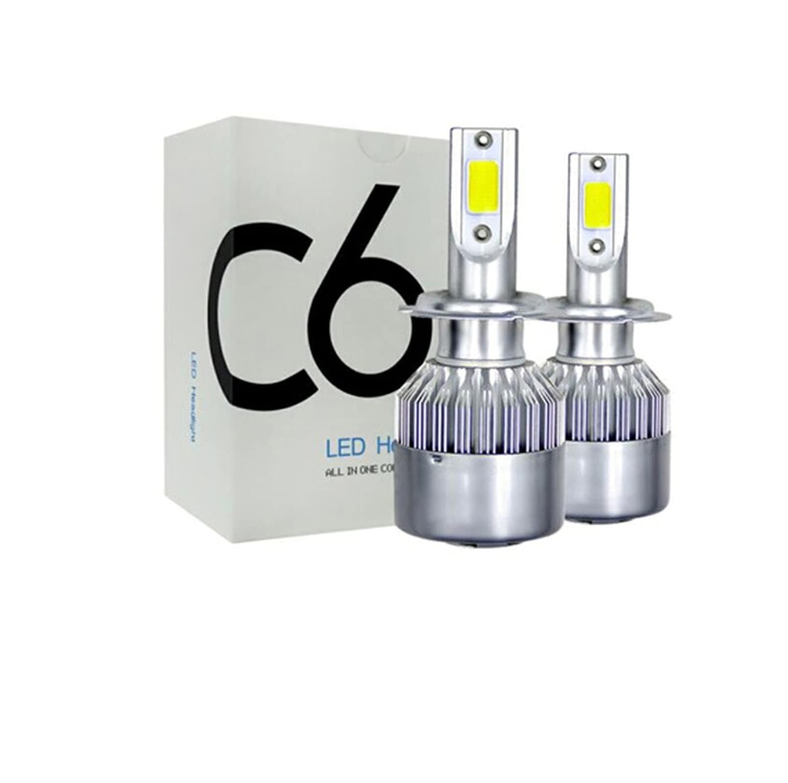 Kit de Conversion du xénon Ampoules de Phare de Voiture LED Ampoules H4 Lampe 880 881 H8 H9 H11 LED Lampe H7 9003/4/5/6/7 6000K 8000K IP68 Auto HeadLamp Auto Lights 2pcs Auto et Moto