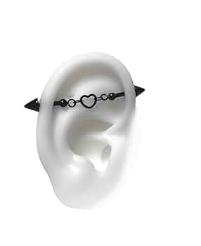 Amazon.com: Piercing Jewellery Industrial Piercing black