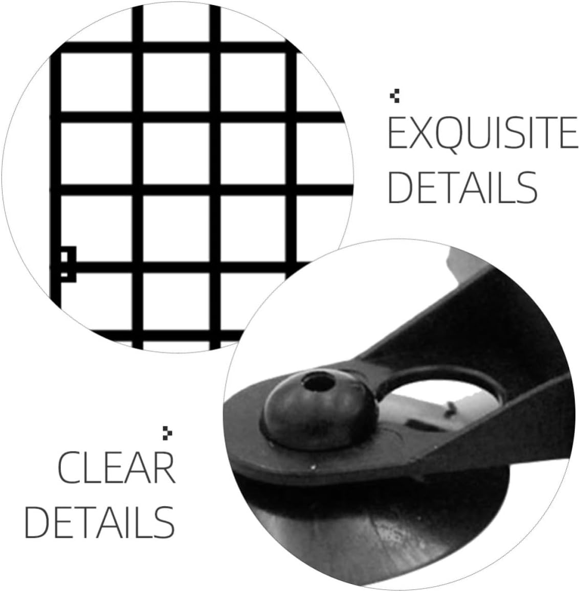 4pcs Aquarium Isolation Panels with Suction Cups Black PVC Fish Tank Divider Lattice Plate for Breeding and Separation, Can be Cut and Spliced Aquarium Supplies