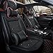 Housse De Siège De Voiture Confortable Tissu Respirant En Cuir Résistant À L'Usure Quatre Saisons Gm Adapté À La Plupart Des Voitures Audi Bmw Volkswagen Toyota , Black , Deluxe Edition