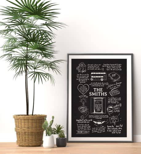 Póster de The Smiths doodle A4 para transformar tu habitación con auténtico estilo indie. 2