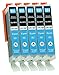 Supply Guy 5 Druckerpatronen mit Chip kompatibel mit Canon CLI-551 Cyan für IP7250 IP8750 IX6850 MG5450 MG5550 MG5650 MG5655 MG6350 MG6450 MG6650 MG7150 MG7550 MX725 MX925 MI 4 günstig Kaufen-Supply Guy 5 Druckerpatronen mit Chip kompatibel mit Canon CLI-551 Cyan für IP7250 IP8750 IX6850 MG5450 MG5550 MG5650 MG5655 MG6350 MG6450 MG6650 MG7150 MG7550 MX725 MX925