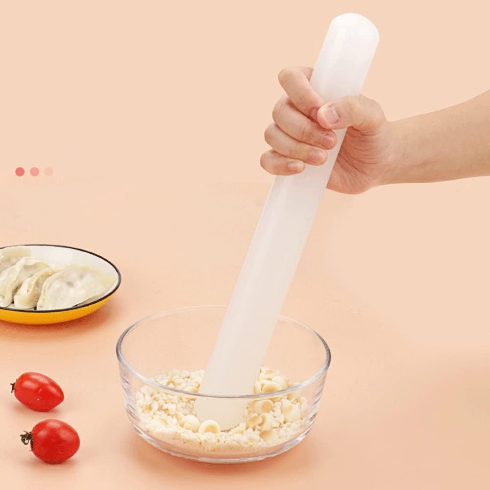 Rolling Pins for Baking Peal Pin, Dumpling Wrapper, Household Baking Tool, Non-Stick Fondant Noodle Stick, 2 Pcs Pliant Peal Pin Rolling (Size : Medium)