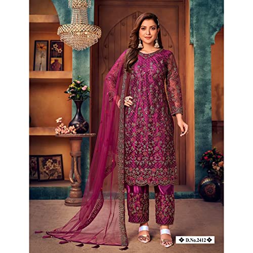 Ready to Wear Indian Pakistani Designer Straight Salwar Kameez Trouser Pant Suits For Women2