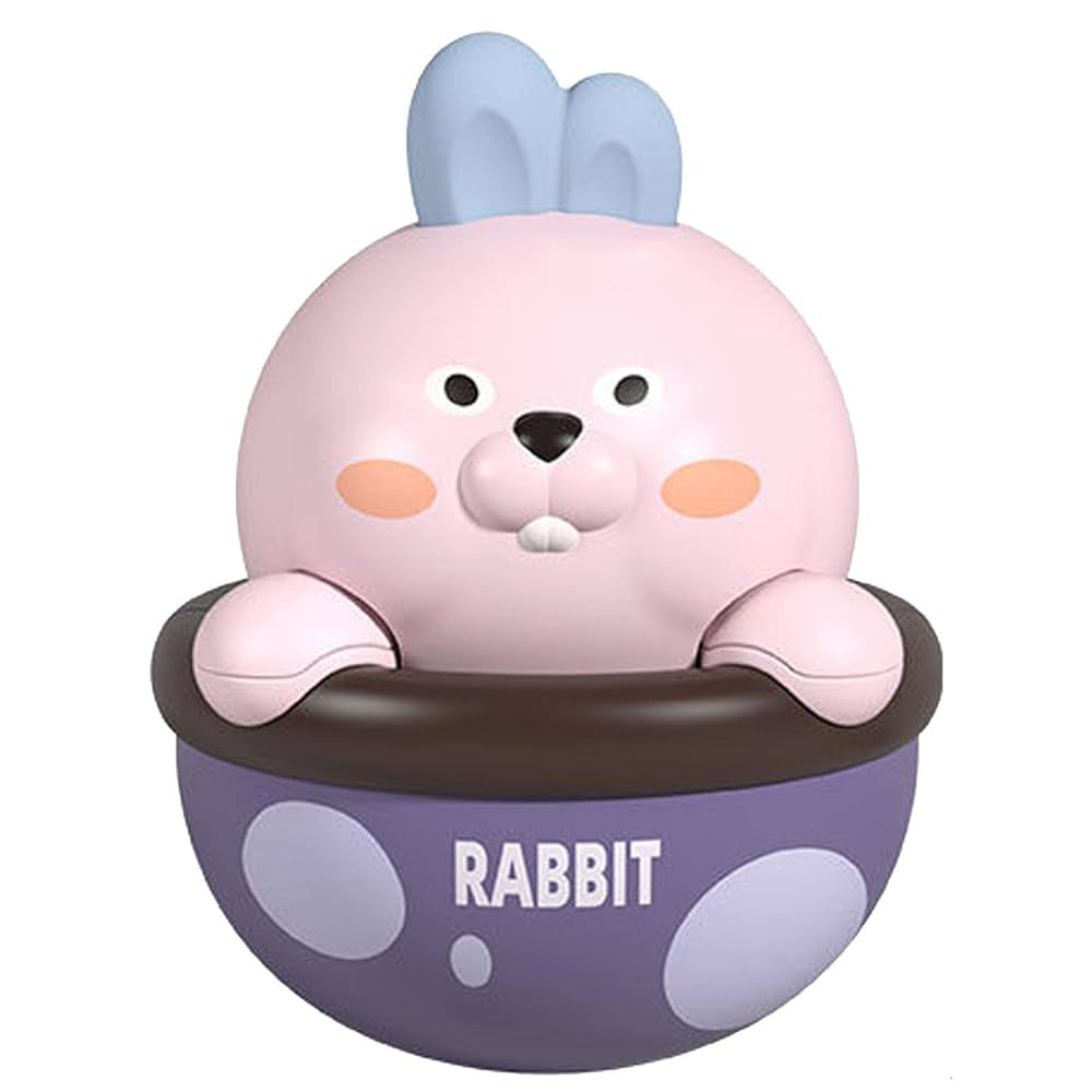 【CBT054】9cm級 おきあがりこぼし(大) スベトラーナうさぎを抱く女の子 起き上がり小法師 -花うさぎ- — ちりめん細工館 公式オンライン