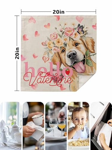 Servilletas de Tela Vintage Flores 20x20 Pulgadas Pack x4 miniatura 7