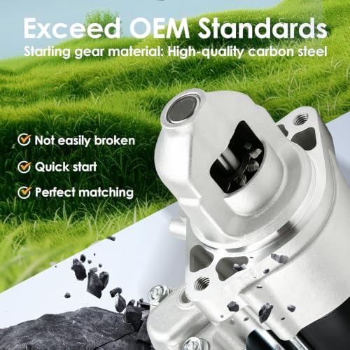 Image of Ezexpreze Starter for Kawasaki OEM Johnson Electric FX921V FX850V FX751V 31HP 2009 21163-0755 21163-0803 Motor Fits Engines 21163-0757 21163-7021 FX801V 8000153 428000-6610 F8P-1521