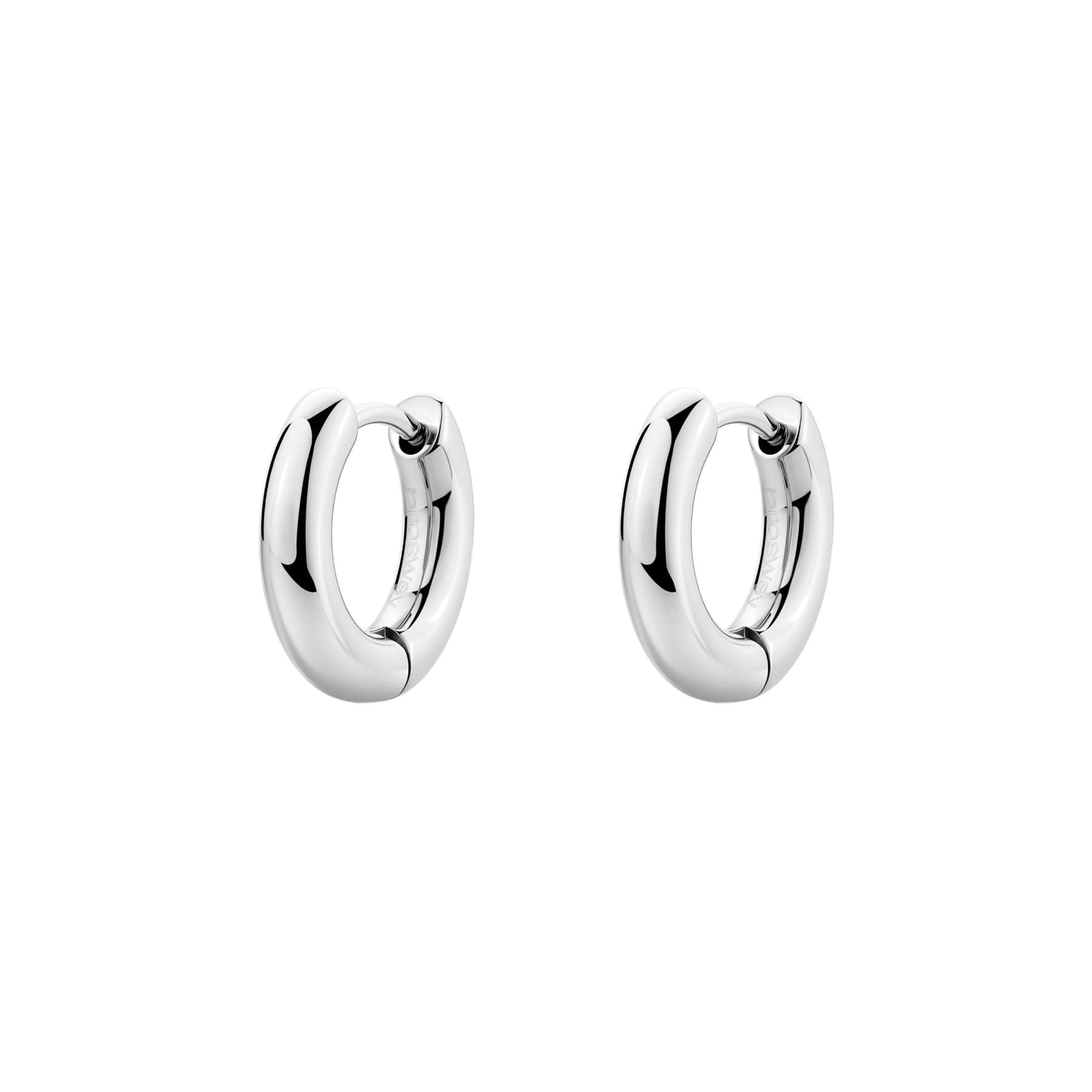Brosway Orecchini Donna, Orecchini a Cerchio in Acciaio e Cubic Zirconia | Collezione DESIDERI - BEIE018