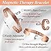 Cigmag Copper Bracelets for Women and Copper Ring Tree of Life Pattern 100% Pure Copper Bracelet Cuff Bangle Strength Magnets Adjustable Copper Magnetic Bracelet