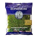 SuperMoss (21511) Sheet Moss – Flat Moss for Plants, Terrariums, Wedding Decor & Crafts | Safe, Non-Toxic, Long-Lasting Green Moss for Indoor Plants, Vivariums & Green Wall Art, 175 Cu. In., Preserved