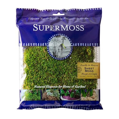 SuperMoss Preserved Sheet Moss Fresh Green