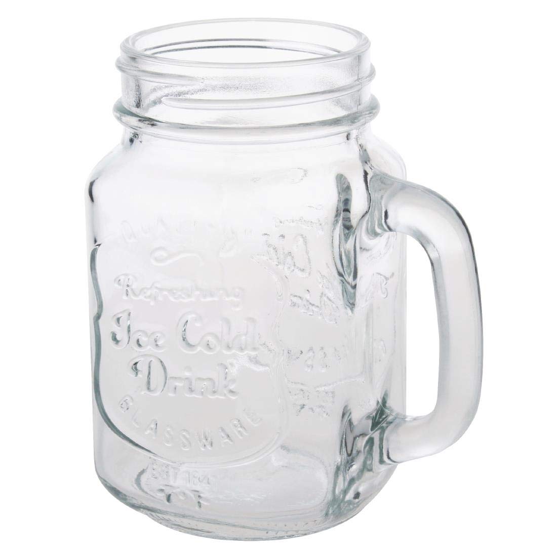 Olympia cm698 Maniglia Bere Vaso StampatoIce Cold Drink, 450 ml, 16 Oz
