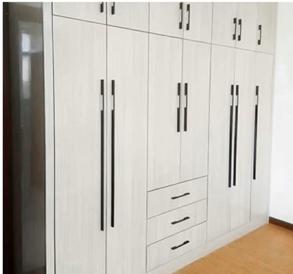 Tirador Extralargo para Puerta De Armario De Cocina, Cajones De Aleación De Aluminio para Armarios, Tiradores para Muebles De Dormitorio, Tiradores para Puerta De Baño, Bar, Armario-80CM