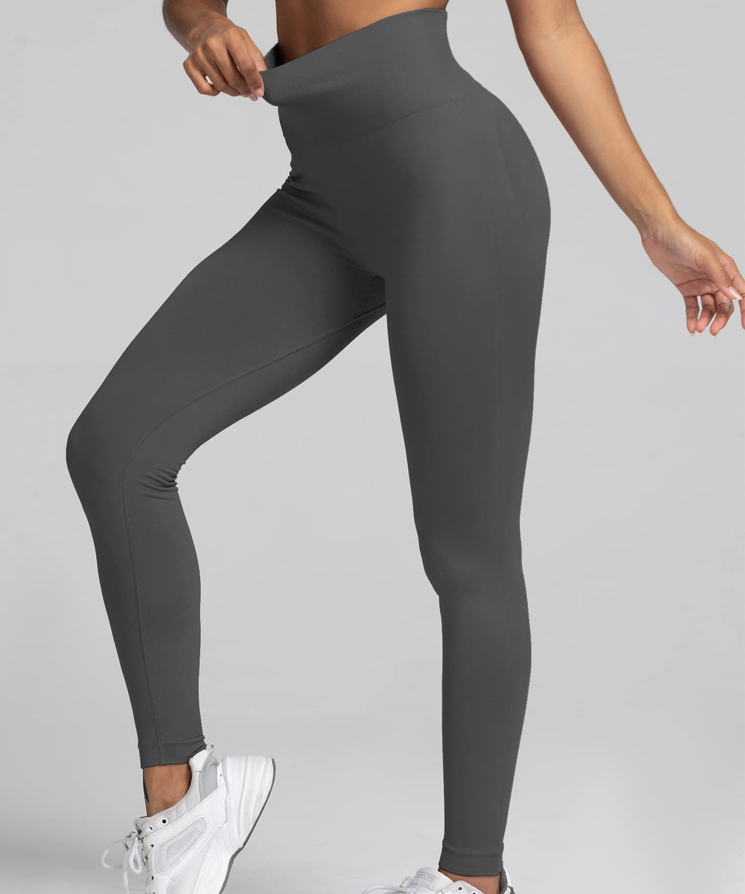 Merlvida Leggins Sportivi Donna Vita Alta Leggings Push Up Pantaloni Palestra Controllo della Pancia Anticellulite Pantacollant Opaco Elastici Tuta Collant Abbigliamento Sportivo Donna Yoga Fitness