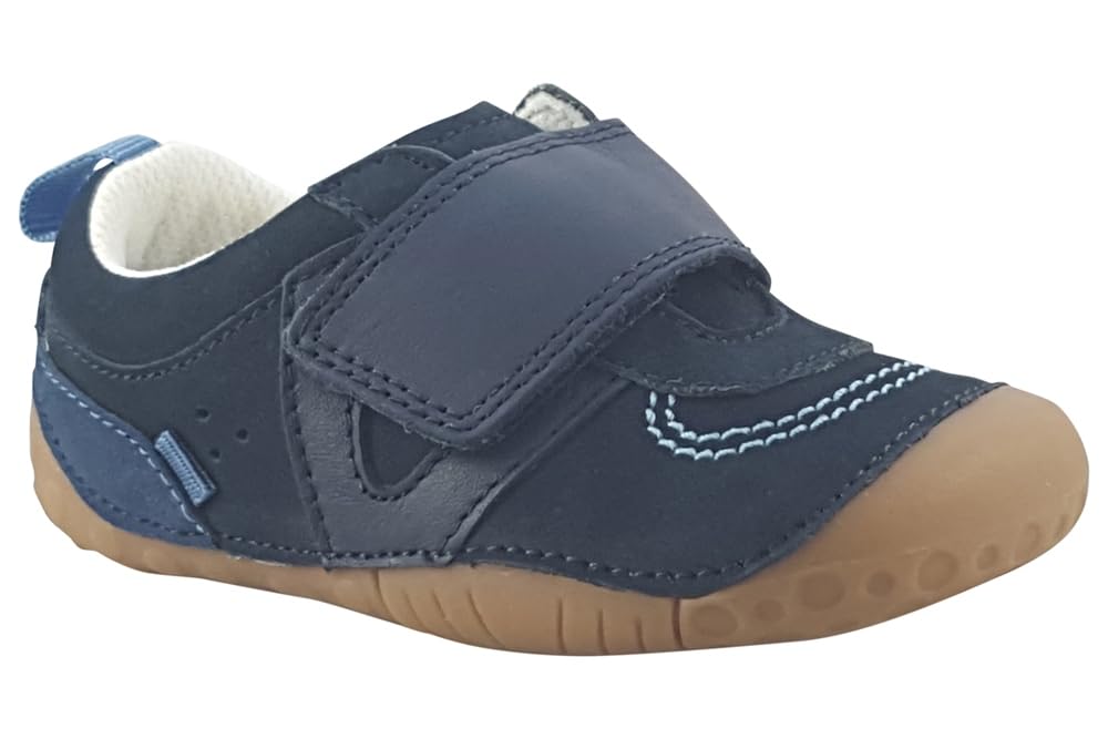 Start-riteShuffle 0786 Navy Boys Nubuck First Shoes G-Wide 2 Child UK