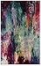 Unique Loom Chromatic Collection Modern Colorful & Vibrant Abstract Area Rug for Any Home Décor, 5 ft x 8 ft, Multi/Light Blue