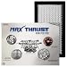 Spearhead MAX THRUST Performance Engine Air Filter For Low & High Mileage Vehicles - Increases Power & Improves Acceleration (MT-242)