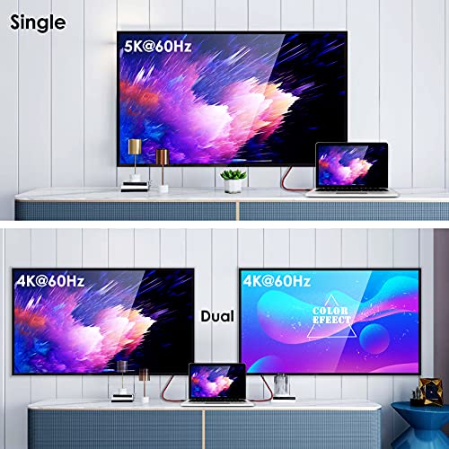 Dbilida 240W for Thunderbolt 3 Cable 40Gbps 8K 60Hz, 4K 144Hz 4FT, USB4 USB C Display Cable for MacBook Pro Air, SSD, Dell XPS HP, iPhone 17, SSD, Mac mini M4 Pro - image 3