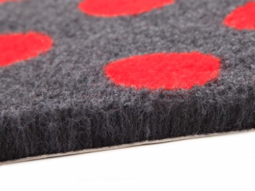 Originale Vetbed Isobed SL in rosso a pois design