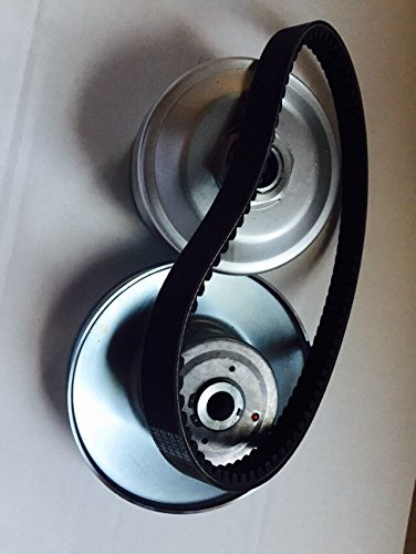 Blast Led 40 Series Go Kart Torque Converter 1" Driver, Driven & Belt 203785 Combo Replaces Comet 203015A (3/4" Driven Clutch 3/16" Key) #TOP2