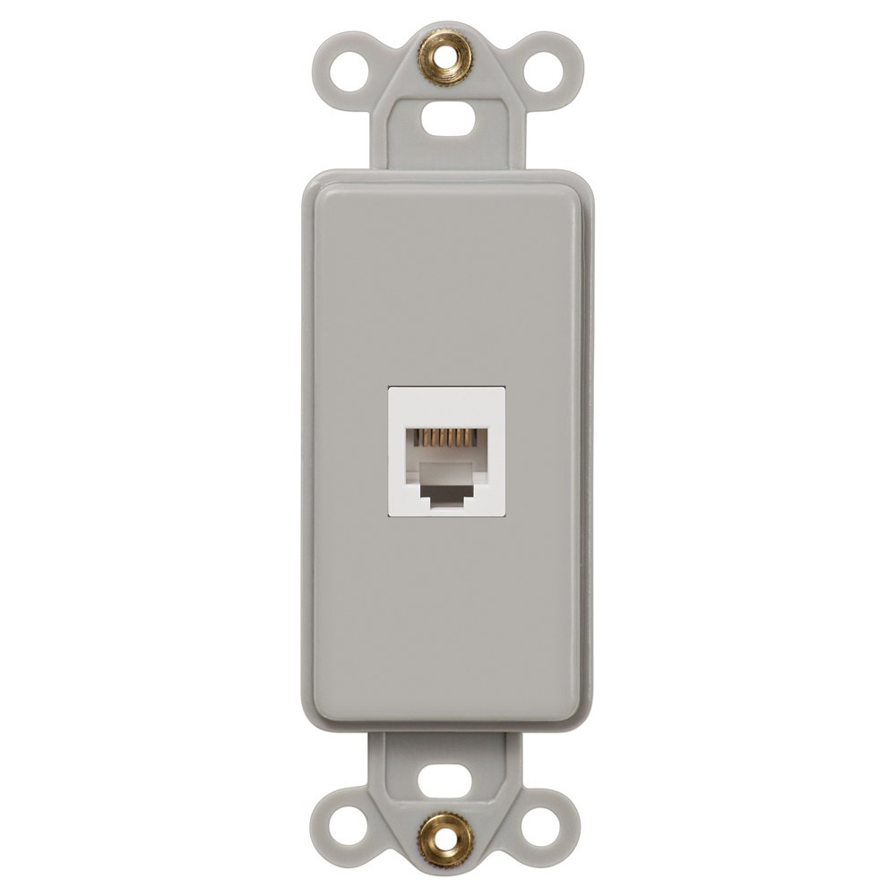 Photo 1 of ROCKER INSERT GRAY 1 PHONE JACK