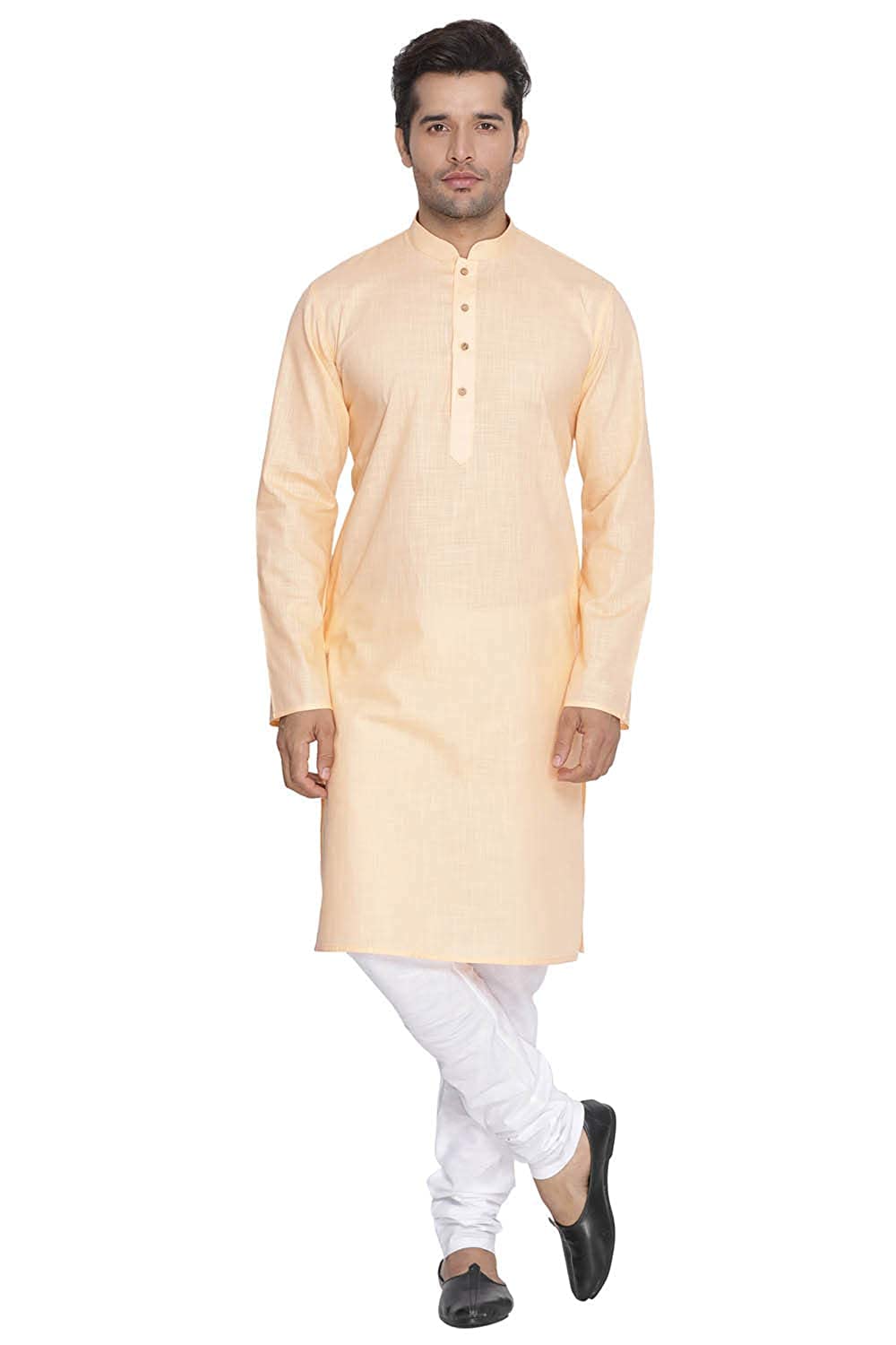 Men's Pure Cotton Solid Kurta Pajama Set-image-29