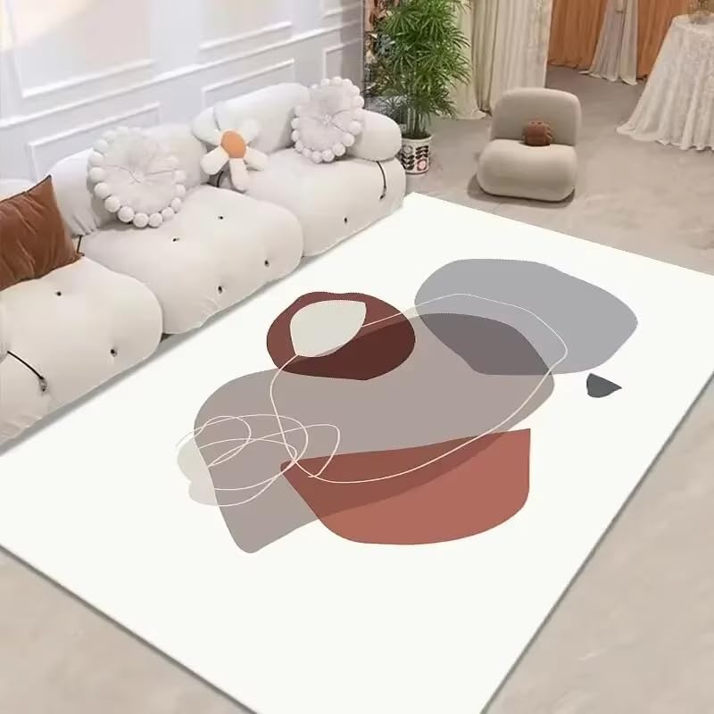 Tapis de sol antidérapant crème 70x140 cm pour protéger le sol et sécuriser les enfants
