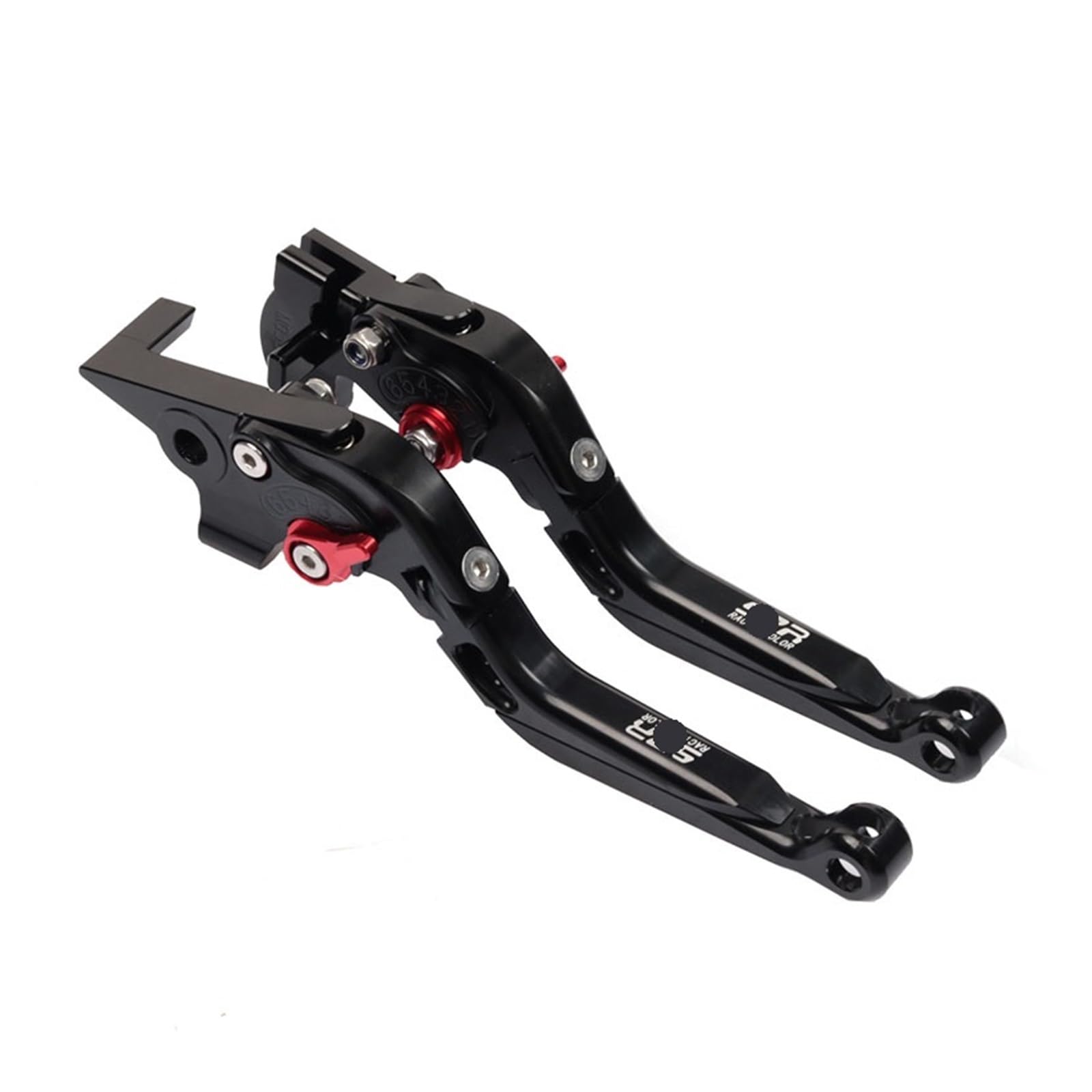Ywqjiopm A-Black Motorcycle Brake Clutch Lever Motorcycle Clutch Brake Levers Adjustable Foldable For 500R 650Ds 500Ds 650 500 Ds Brake Clutch Handle Brake Clutch Lever