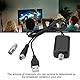 Queen.Y TV Antennenverstärker Signalverstärker 25 db HDTV Digitaler Verstärker für Innen, USB TV High Gain Kanal Boost für Freie Lokale Kanäle 4K HD 1080P UKW UHF
