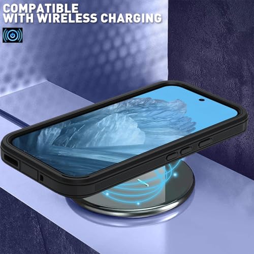 Ylzhe for Pixel 10 Pro Case,3 in 1 Design Durable Heavy Duty Protection,Black - image 5