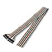 Aexit 2Pcs 10P Cables & Interconnects Jumper Wires Single Female Head Cables Pi Pic Breadboard for Cables 50cm Long
