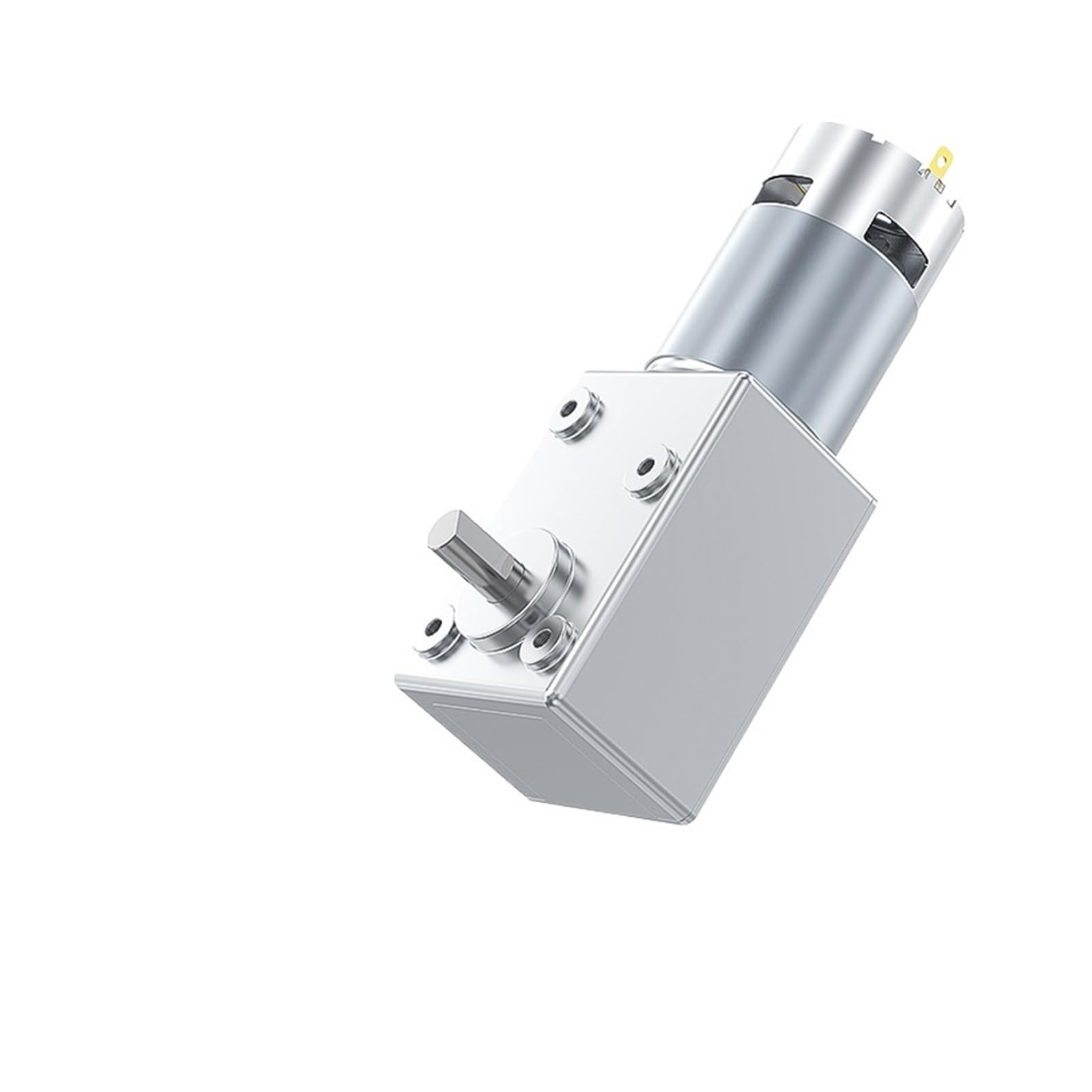 5882-775ZY DC reduction motor 12V24V forward and reverse adjustable speed 11RPM-470RPM worm gear brushed motor with self-locking(80RPM_24V SINGLE MOTOR)