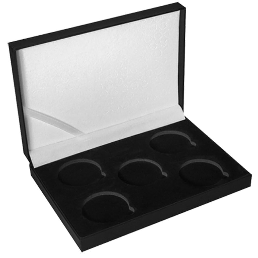 Brxmpn 5 Pack Gift Box Coin Display Box, Coin Storage Box, Commemorative Coin Storage Box, Coin Presentation Box, Challenge Medal Coin Display Case For Collector
