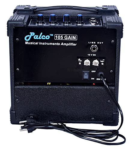 Image of Palco Black Color 105 Guitar Musicial Instrument Amplifier with Gain Effect