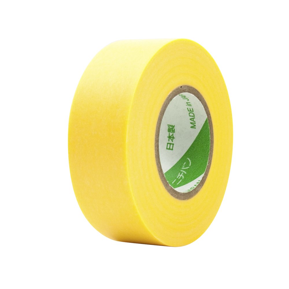 Nichiban 2311H-18BOX Masking Tape, 0.7 inches (18 mm) x 59.1 ft (18 m), 70 Rolls, Yellow