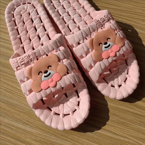 Loizziuy Bear Slippers Women's Flip Flops Bear Thong Sandals, Cute and Comfortable, Soft & Anti-Skid, Bathroom Slippers3