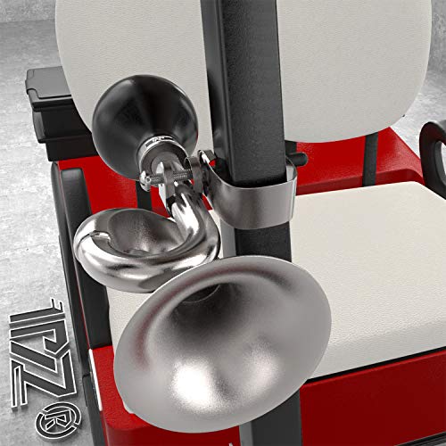 1Pz Chr-001 Old Fashion Classic Vintage Chrome Bugle Retro Clown Horn For Club Golf Cart Kids Bike Bicycle Boat Rv Motorcycle #TOP4
