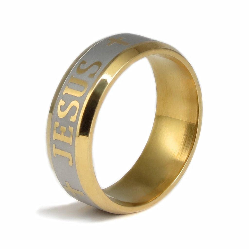 MYADDICTION Jesus Cross Ring Letter Bible Wedding Band Ring Unisex Christ Jewelry US# 7 Jewelry & Watches | Fashion Jewelry | Rings (B0CH89B1HF) Amazon Price History, Amazon Price Tracker
