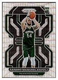 Basketball Trading Card 2021-22 Panini Prizm Prizms Silver Wave #293 Sandro Mamukelashvili NM Near Mint Bucks