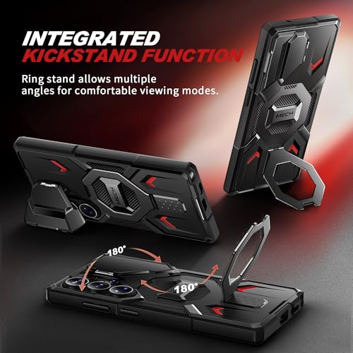 Image of TONGATE for Samsung Galaxy S26 Ultra Case with Magnetic Stand, Black